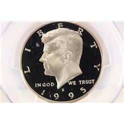 1995-S KENNEDY HALF DOLLAR PCGS PR70 DCAM