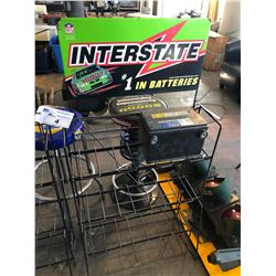 INTERSTATE BATTERIES BATTERY DISPLAY STAND WITH BATTERY