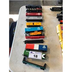 ASSORTED SMALL SCALE MODEL TRAINS