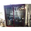 Image 1 : CUSTOM RED & CHECKER STAINLESS COLDMATIC 10 TAP BEER COOLER - 73 X 53 X 29 INCH