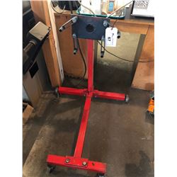 RED 1,000 LB CAPACITY ENGINE STAND