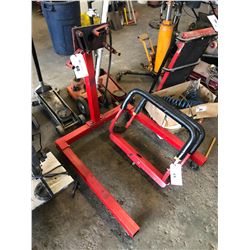 RED 1,000 LB CAPACITY ENGINE STAND