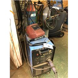 WELD KING MAG-251 MIG WELDER WITH BOTTLE & MASK