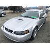 Image 1 : 2002 FORD MUSTANG, GREY, 2DRCP, GAS, AUTOMATIC, VIN#1FAFP40422F239541, 226,913KMS,