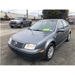 2003 VOLKSWAGEN JETTA , GREY, GAS, AUTOMATIC, VIN#3VWRK69M43M163601, 158,117MILES, OOC HAS BC