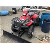 Image 2 : RED 1999 POLARIS SPORTSMAN 500 4X4 QUAD WITH SNOW PLOW & WARN WINCH VIN: 4XACH50A9XA020433