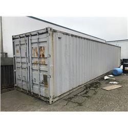 GREY 40 FT SHIPPING CONTAINER