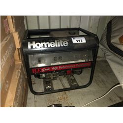 HOMELITE GAS GENERATOR -NEED FUEL REPAIR (LOCATED IN SEA CAN)