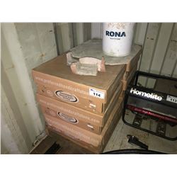 PALLET OF PREFERRED HANDCRAFT STONE (LOCATED IN SEA CAN)