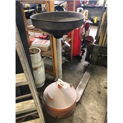 MOBILE OIL CATCH/DRAIN UNIT