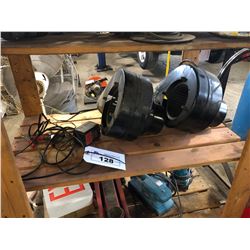 PAIR OF BLOWER FANS & TRICKLE CHARGER