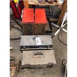 PAIR OF TRUCK JOB BOXES & PAIR OF TOOLBOXES