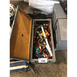 BOX OF ASSORTED CLAMPS