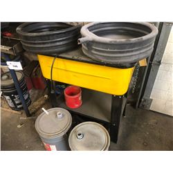 YELLOW PARTS WASHER