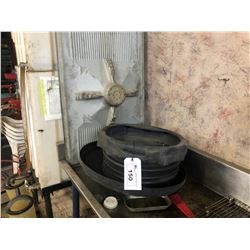ASSORTED OIL DRIP PANS/CONTAINERS
