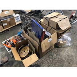 ASSORTED CAR PARTS, HARDWARE & MORE