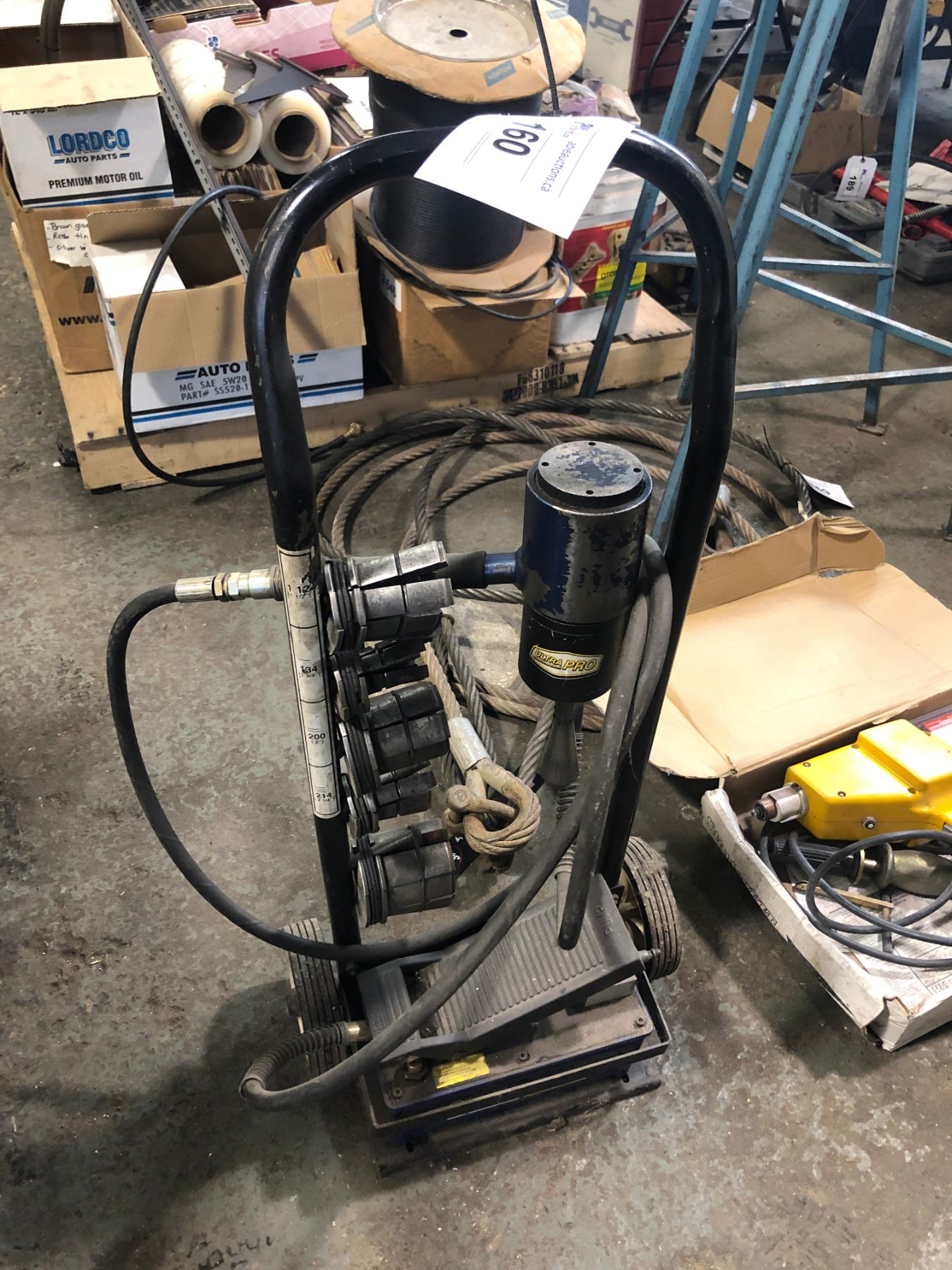 ULTRA PRO HYDRAULIC EXHAUST PIPE EXPANDER SYSTEM WITH ASSORTED TIPS