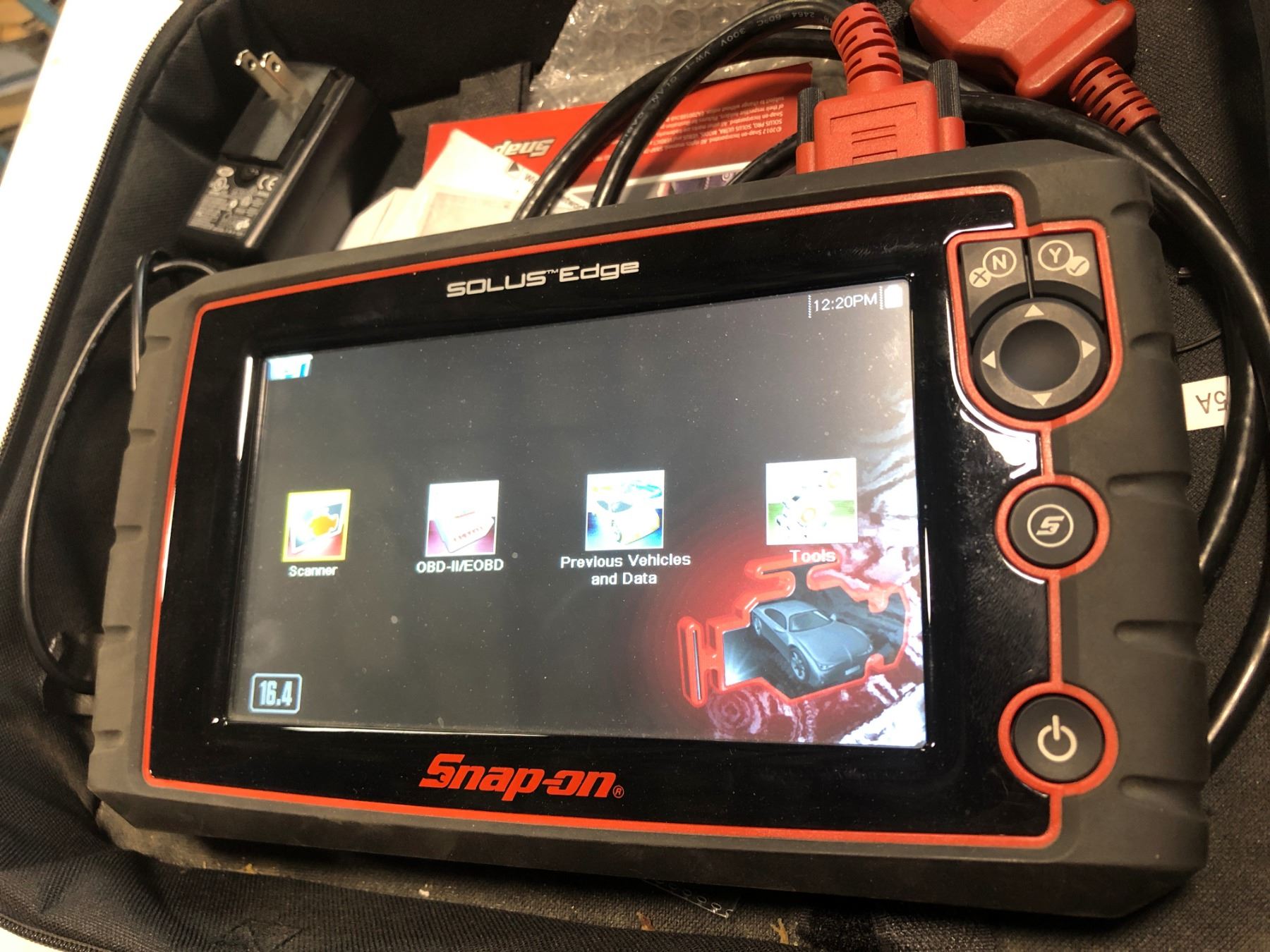 SNAP-ON SOLUS EDGE EESC320 OBD II AUTOMOTIVE SCAN TOOL WITH UP TO DATE ...
