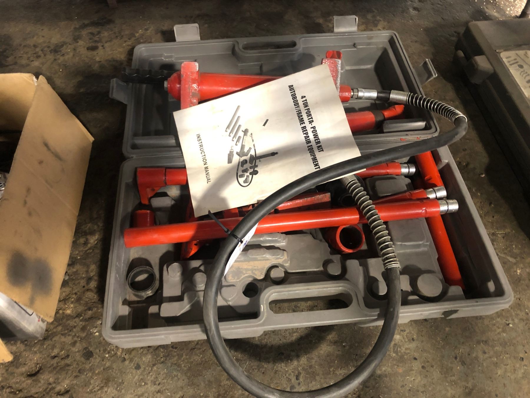 4 TON PORTA POWER KIT - Able Auctions porta power harbor freight