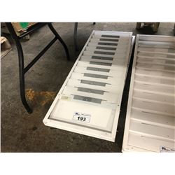 PAIR OF METAL WORK ORDER ORGANIZERS