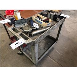 2 TIER MOBILE SHOP CART