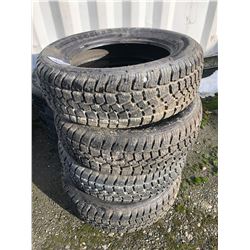 LOT OF 4 215/65R17 M+S SNOWBLAZER TIRES