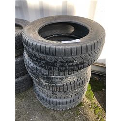 SET OF FOUR 195/60 R 15 M+S WINTER HERO TIRES