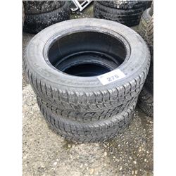 PAIR OF 225/55R16 FEDERAL TIRES