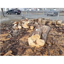 ALL NON CHOPPED FIREWOOD IN YARD