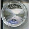 Image 1 : 2017 CNDN $10 COIN (FINE SILVER) *CANADA'S 150TH KAYAKING ON THE RIVER*