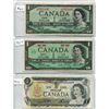 Image 1 : SHEET OF THREE CNDN $1 BANKNOTES *1954, 1967, 1973*