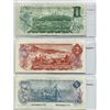 Image 2 : SHEET OF 3 CNDN BANKNOTES (1973 - $1, 1974 - $2, 1979 - $5)