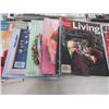 Image 4 : LOT OF BOOKS, MAGAZINES (MARTHA STEWART, CANADIAN LIVING, ETC)