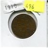 Image 1 : 1910 CNDN LARGE PENNY
