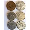 Image 1 : LOT OF 6 CNDN NICKELS (1942, 44, 46, 47, 51, 52)