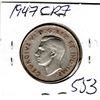 Image 2 : 1947 CNDN 50 CENT PC *CURVED RIGHT 7* (SILVER)