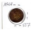 Image 2 : 1876 *H* CNDN LARGE 1 CENT PC