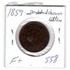 Image 2 : 1859 CNDN LARGE 1 CENT PC *DOUBLED C AND A*