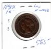 Image 2 : 1888 H CNDN LARGE 1 CENT PC *DOUBLING ERROR* (LOW MINTAGE)