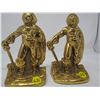 Image 1 : BRASS FISHERMEN BOOKENDS