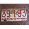 Image 1 : LICENSE PLATES (SASKATCHEWAN) *QTY 1* 1940
