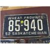 Image 2 : LICENSE PLATES (SASKATCHEWAN) *QTY 5* (1952, FARM 1948, 52, 59, 60)