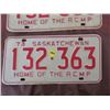 Image 3 : LICENSE PLATES (SASKATCHEWAN) *QTY 2* (1973 MATCHING)