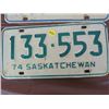Image 7 : LICENSE PLATES (SASKATCHEWAN) *QTY 6* (1974, 1976, *F* 1976)