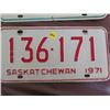 Image 4 : LICENSE PLATES (SASKATCHEWAN) *QTY 4* (1971 & 1974)