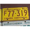 Image 3 : LICENSE PLATES (SASKATCHEWAN) *QTY 7* (FARM 1967, 1970, 1975, 1976)