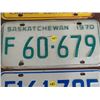 Image 5 : LICENSE PLATES (SASKATCHEWAN) *QTY 7* (FARM 1967, 1970, 1975, 1976)
