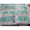 Image 5 : LICENSE PLATES (SASKATCHEWAN) *QTY 17* (ASST'D 1973 & UP)