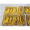 Image 2 : LICENSE PLATES (SASKATCHEWAN) *QTY 7* (1968, 1976, FARM 1967)