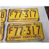 Image 3 : LICENSE PLATES (SASKATCHEWAN) *QTY 7* (1968, 1976, FARM 1967)